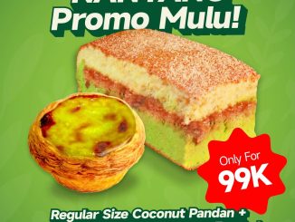 Promo Nanyang Coconut Pandan 2 Produk cuma Rp. 99.000 dengan Sponge Cake dan Portuguese Eggtart Coconut Pandan