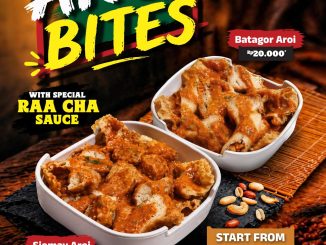 Promo Raa Cha NEW! Aroi Bites mulai Rp. 20.000 dengan pilihan Batagor Aroi dan Siomay Aroi
