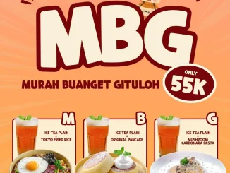 Promo Pan & Co Paket Murah Buanget Gituloh mulai Rp. 55.000 dengan paket lunch lengkap dan Ice Tea Plain.