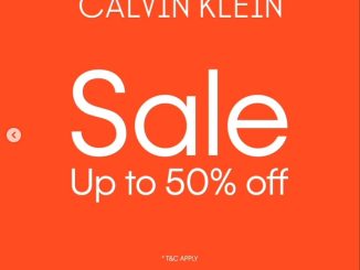 Promo Calvin Klein End Of Season Diskon Hingga 50% untuk koleksi fashion pilihan
