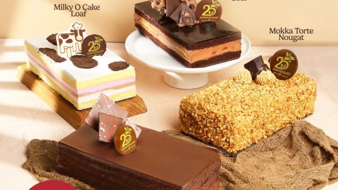 Promo Dapur Cokelat Anniversary 25 Loaf Cake mulai Rp.99.000 dengan pilihan cake favorit premium