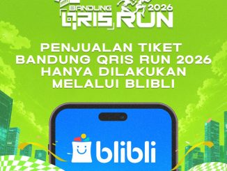 Bandung QRIS Run 2026 daftar dan beli tiket di Blibli kategori 5K Rp255 ribu dan 10K Rp295 ribu.