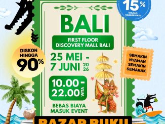 Big Bad Wolf Book Sale Bali di Discovery Mall tanggal 25 Mei – 7 Juni 2026 dengan venue luas dan gratis masuk