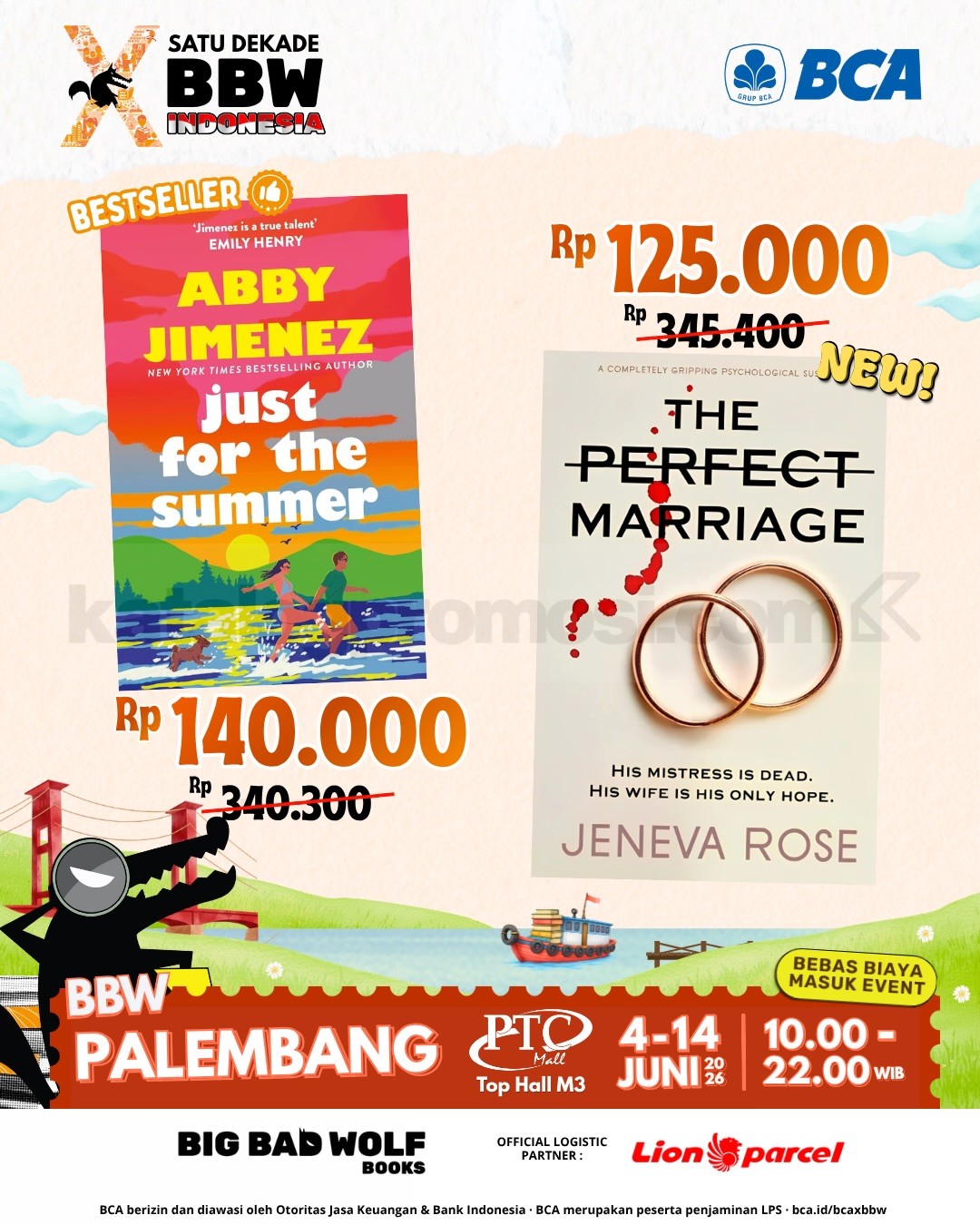 Big Bad Wolf Book Sale Palembang di PTC Mall Big Bad Wolf Book Sale Palembang di PTC Mall 7