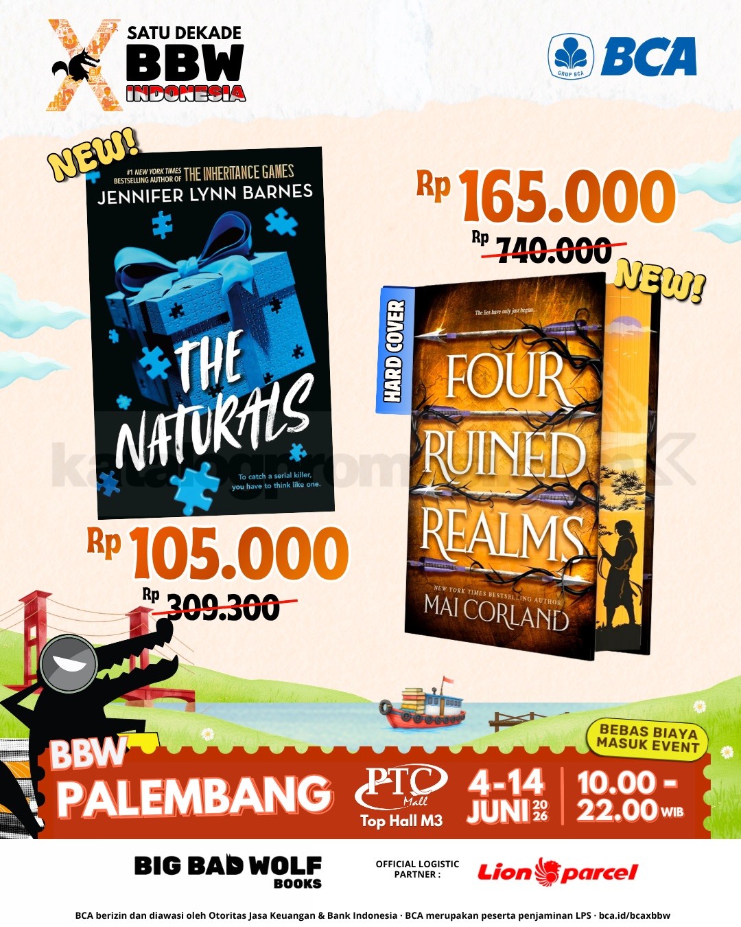 Big Bad Wolf Book Sale Palembang di PTC Mall Big Bad Wolf Book Sale Palembang di PTC Mall 8