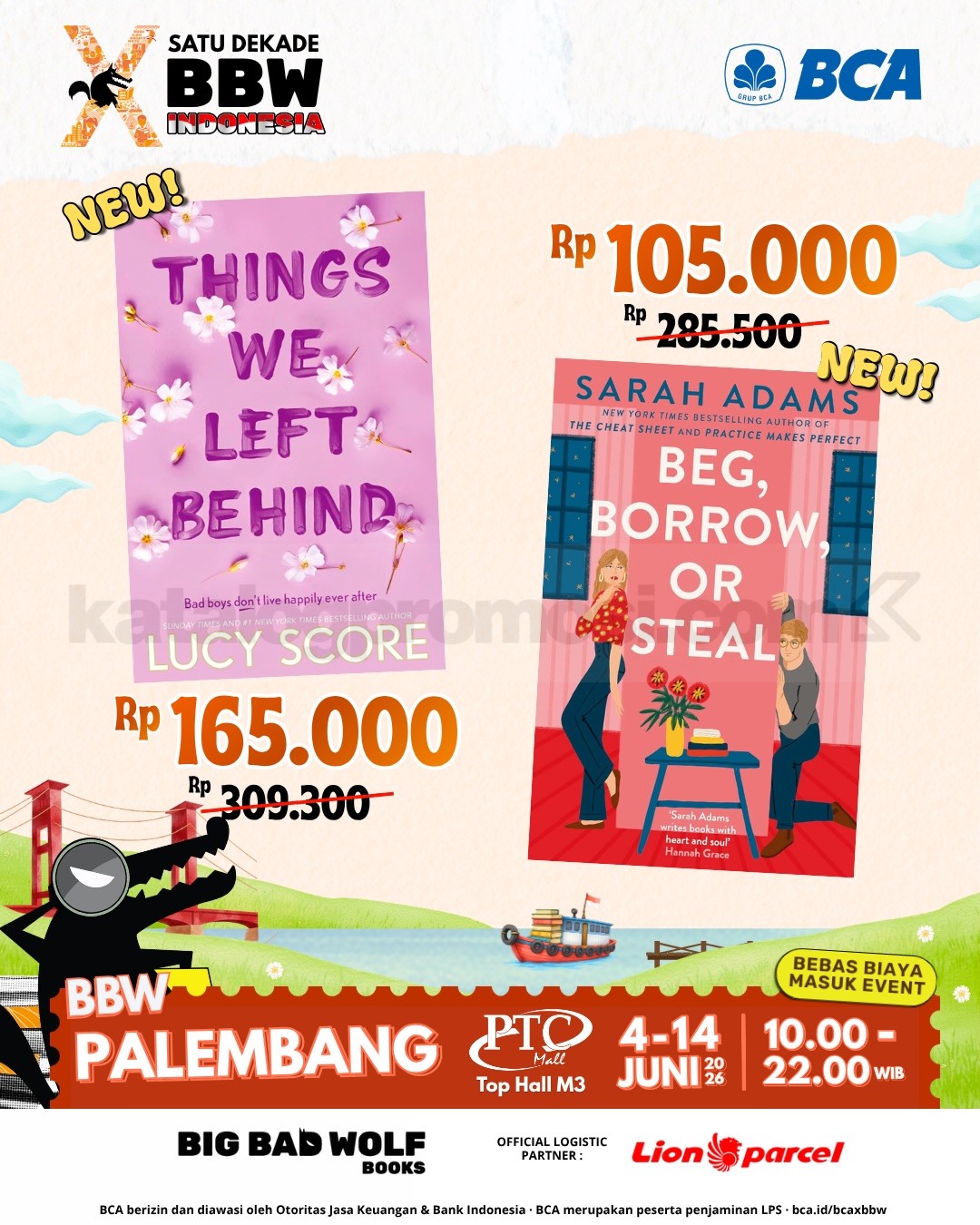 Big Bad Wolf Book Sale Palembang di PTC Mall Big Bad Wolf Book Sale Palembang di PTC Mall 9