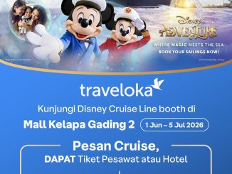 Disney Cruise Line by Traveloka di Mall Kelapa Gading 2 dengan informasi Disney Adventure Cruise dan penawaran eksklusif