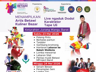 Festival Lebaran Betawi Tangsel 2026 di Jurang Mangu Barat dengan pentas budaya dan festival kuliner