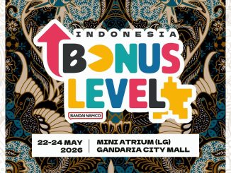 LEVEL BONUS INDONESIA di Gandaria City dengan lineup game Bandai Namco dan booth gaming pop culture