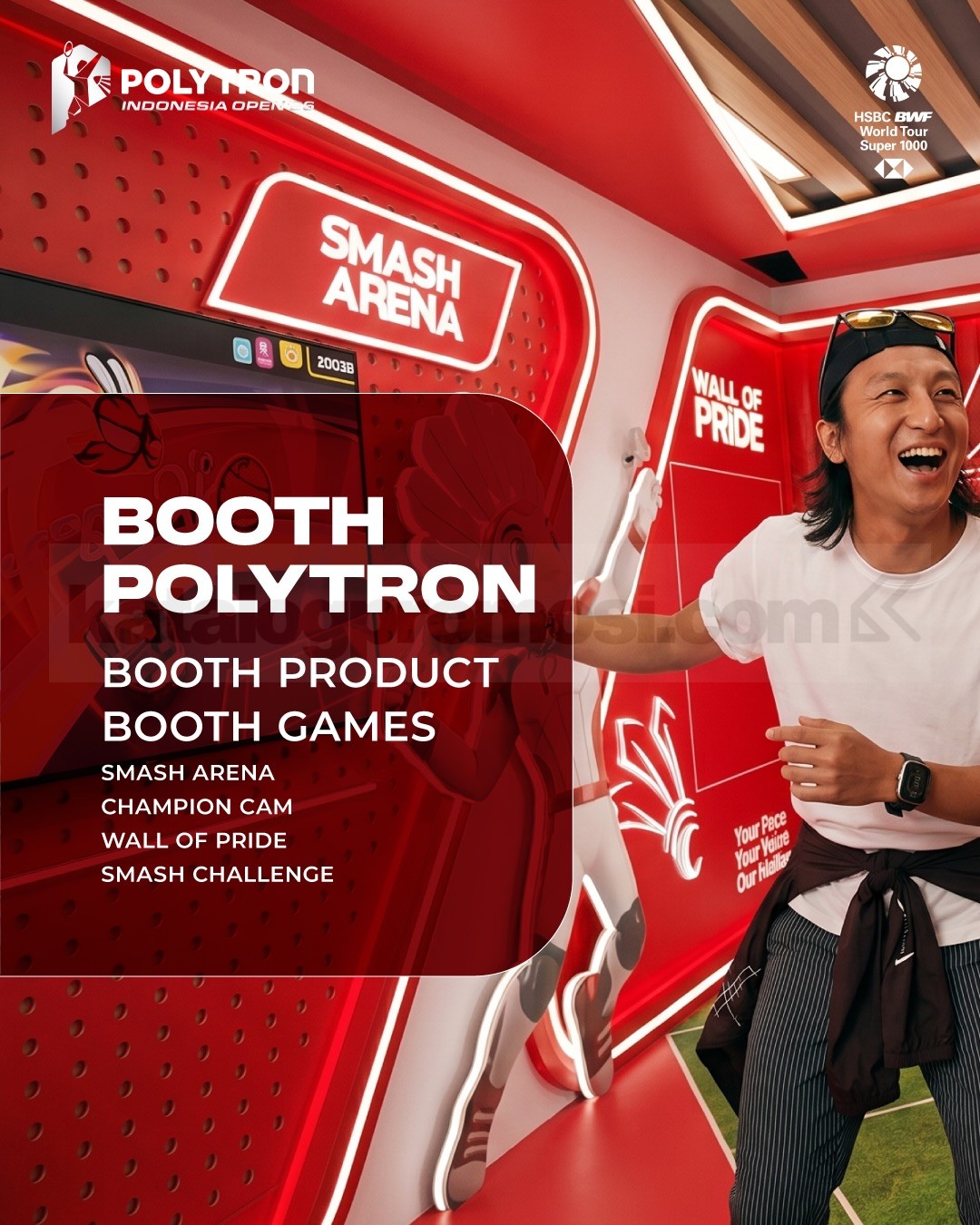 Polytron Indonesia Open CFD Jakarta di GBK Pintu 6 Polytron Indonesia Open CFD Jakarta di GBK Pintu 6 1