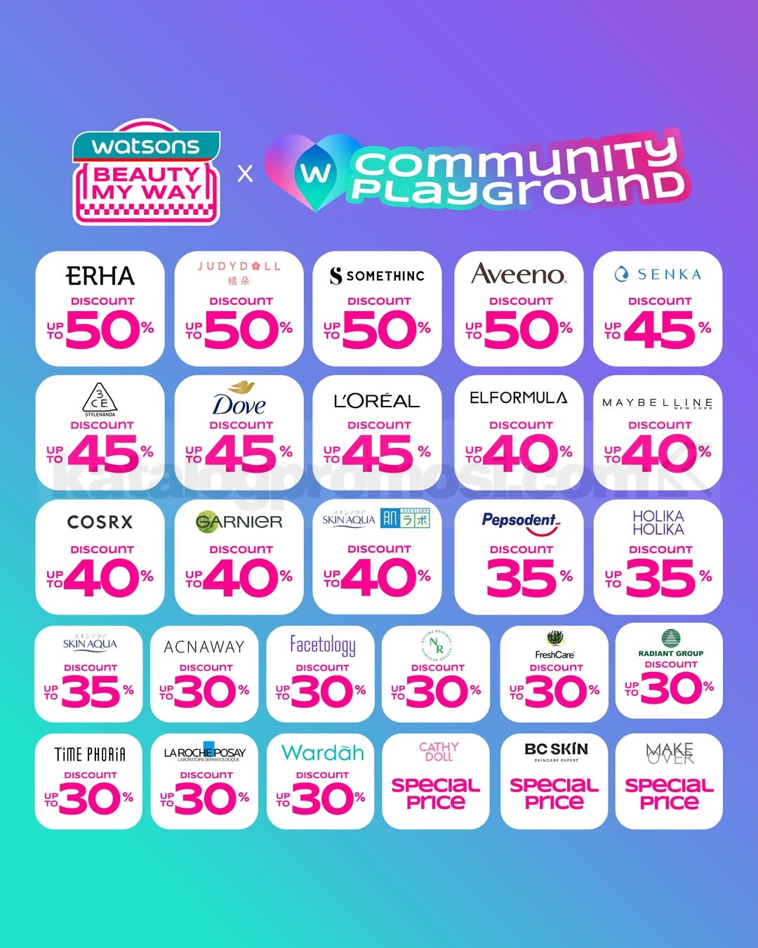 Watsons Beauty My Way di Summarecon Mall Serpong Watsons Beauty My Way di Summarecon Mall Serpong 3