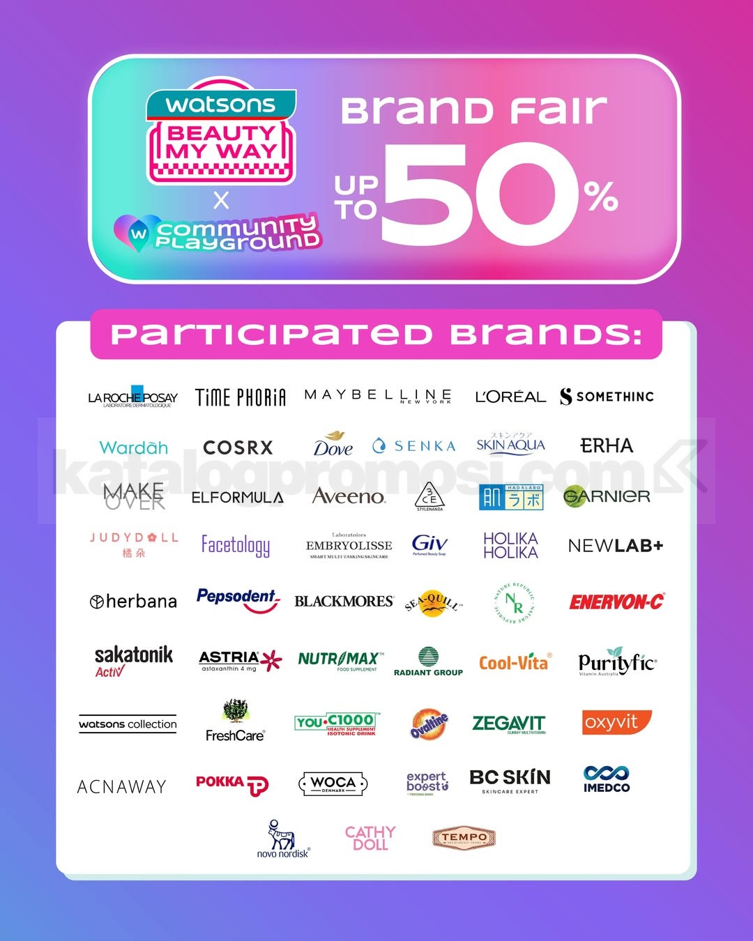 Watsons Beauty My Way di Summarecon Mall Serpong Watsons Beauty My Way di Summarecon Mall Serpong 4