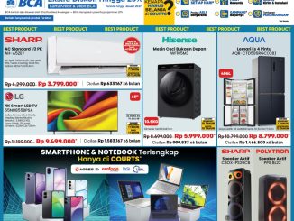 Katalog Promo COURTS HOLIDAY FEST 01-30 Juni 2026