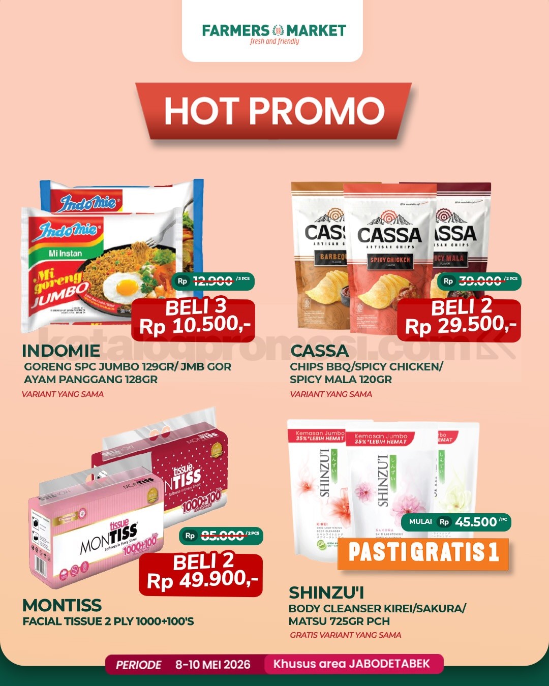 Promo JSM Farmers Market khusus Weekend 08-10 Mei 2026