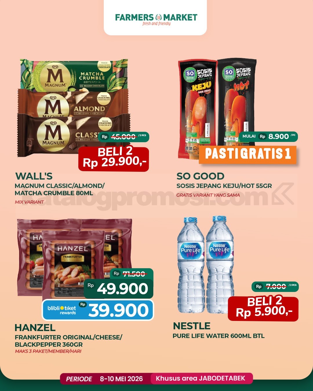 Promo JSM Farmers Market khusus Weekend 08-10 Mei 2026
