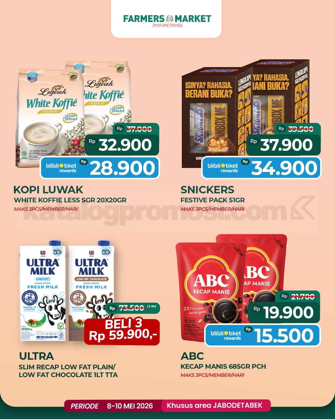 Promo JSM Farmers Market khusus Weekend 08-10 Mei 2026
