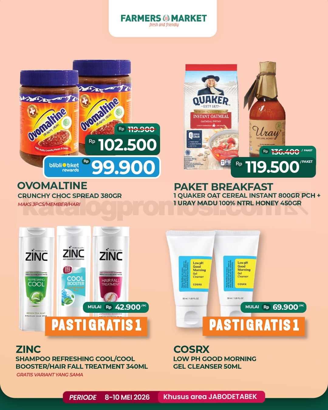 Promo JSM Farmers Market khusus Weekend 08-10 Mei 2026