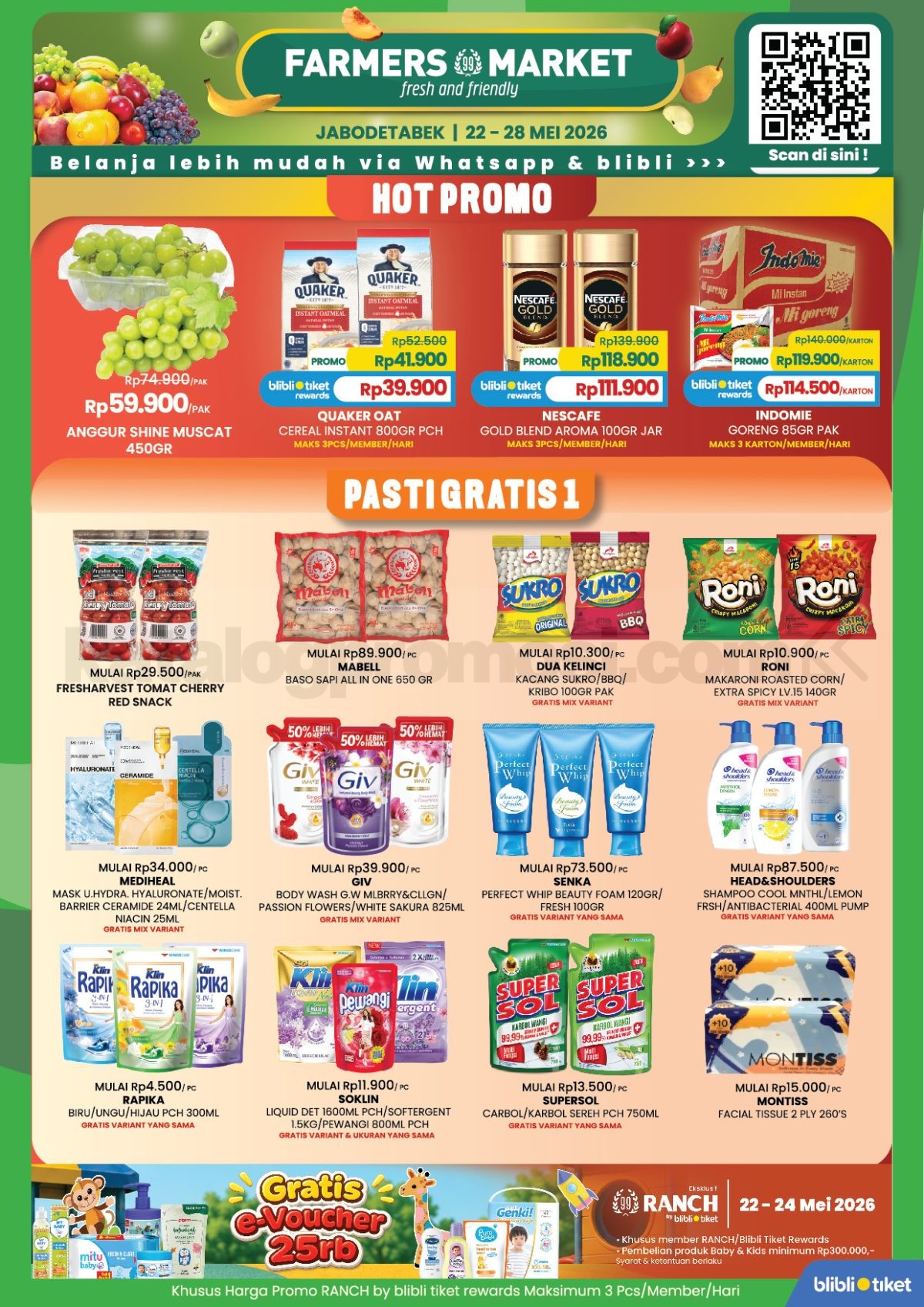 Promo JSM Farmers Market Weekend 22-28 Mei 2026