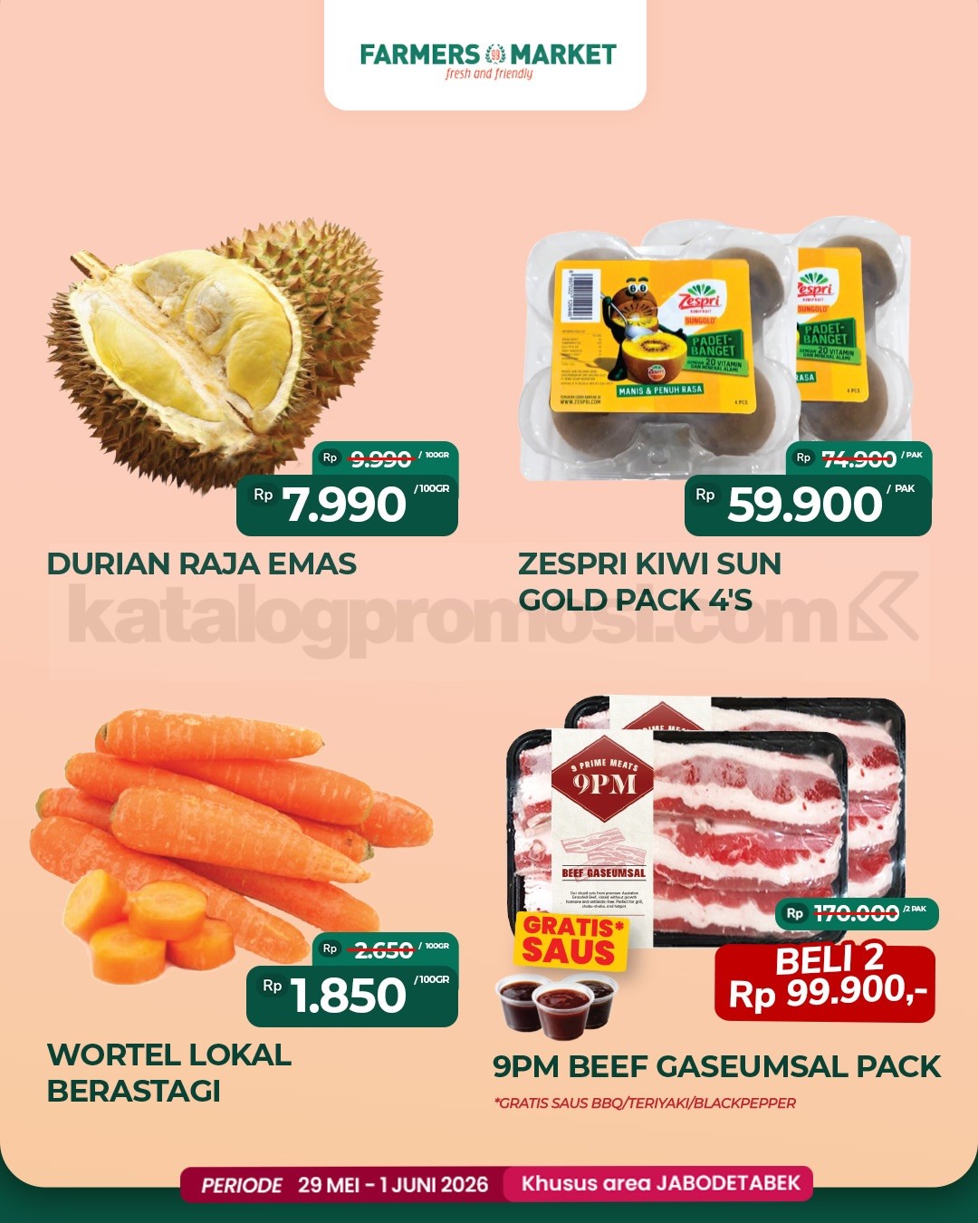 Promo JSM Farmers Market Weekend 29 Mei - 01 Juni 2026