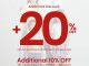 Promo Giordano Additional Diskon 20% +10% Off untuk koleksi pilihan periode 13 Juni hingga 16 Juni 2026