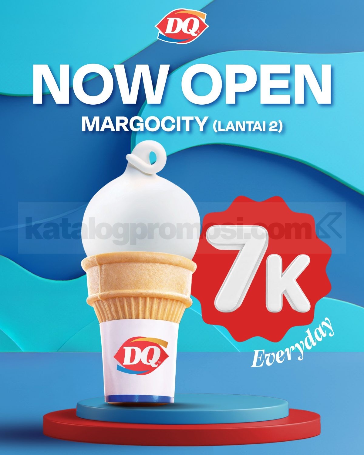 Promo Dairy Queen Margocity Opening Ice Cream Cone Cuma Rp. 7.000 Promo Dairy Queen Margocity Opening Ice Cream Cone Cuma Rp. 7.000 di gerai baru Margocity Depok