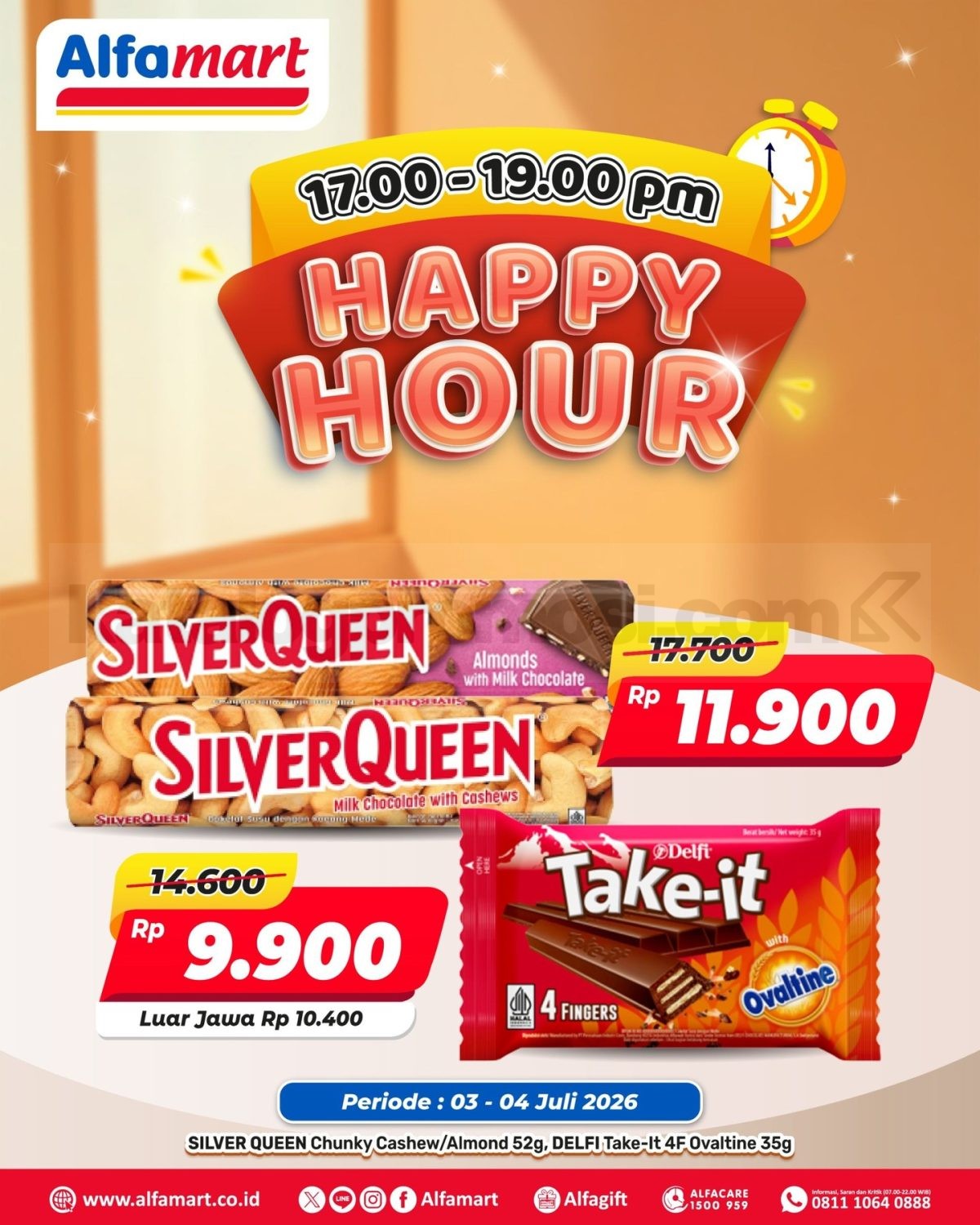 Promo Alfamart Happy Hour Hanya 2 Jam Promo Alfamart Happy Hour Hanya 2 Jam