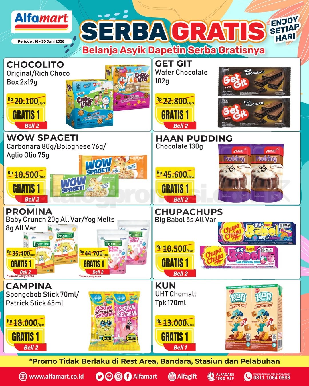 Promo Alfamart Serba Gratis 16-30 Juni 2026