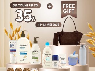 Promo Aveeno Super Brand Day diskon hingga 35% di Guardian untuk body wash lotion dan baby care