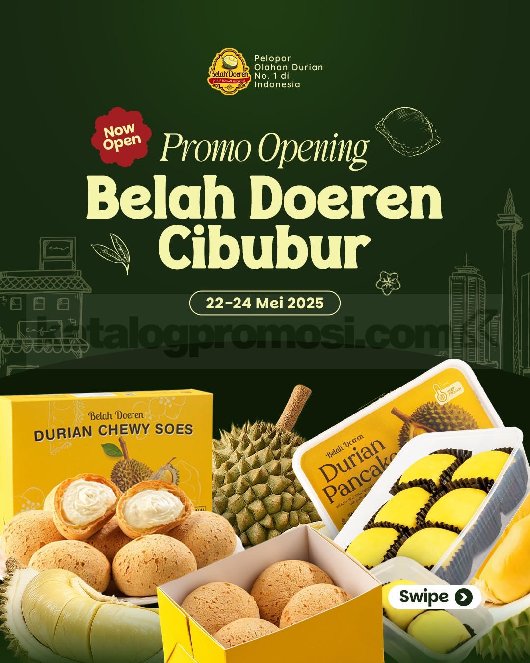 Promo Belah Doeren Opening Cibubur mulai Rp. 21.000 Promo Belah Doeren Opening Cibubur mulai Rp. 21.000 dessert durian harga spesial pembukaan store terbaru