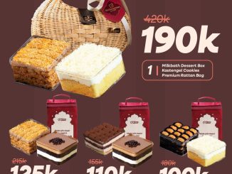 Promo Bittersweet by Najla Idul Adha mulai Rp. 100.000 hampers dessert cantik dengan tas reusable premium