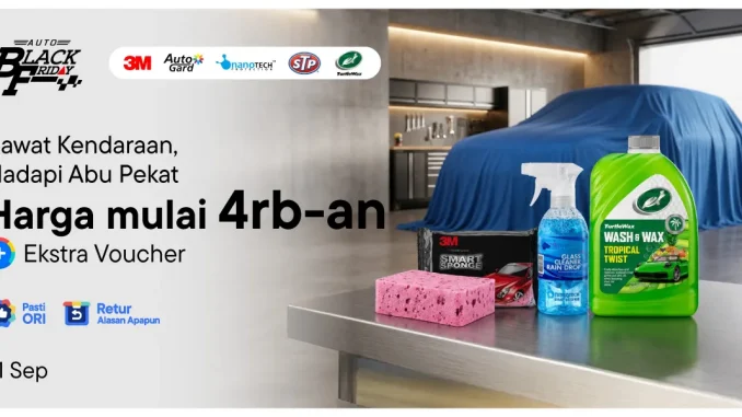 Promo Blibli Auto Black Friday mulai Rp4 ribuan untuk produk perawatan kendaraan