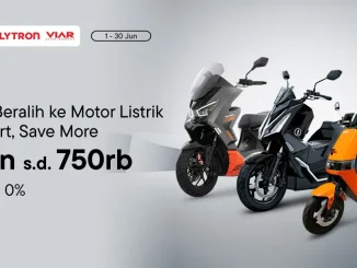 Promo Blibli Motor Listrik Diskon hingga Rp. 750.000 dan cicilan 0% untuk ALVA, POLYTRON, serta VIAR