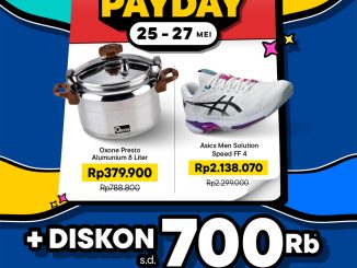 Promo Blibli Payday Sale diskon hingga Rp. 700 ribu periode 25-27 Mei 2026