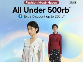 Promo Blibli Rabu Stylish Fashion di Bawah Rp. 500 Ribu dengan ekstra diskon 10% untuk koleksi fashion pilihan