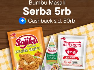 Promo Blibli Serba Sembako Bumbu Masak mulai Rp. 5.000 dengan cashback hingga Rp. 50.000 selama Juni 2026