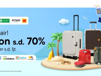 Promo Blibli Travel Fair Koper Diskon hingga 70% untuk koper dan travel gear pilihan