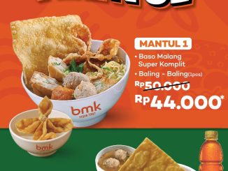 Promo BMK Paket Mantul Mulai Rp. 44 ribu dengan pilihan paket baso dan mie ayam melalui layanan pesan antar