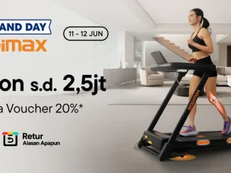 Promo Bodimax Big Brand Day Diskon hingga Rp. 2,5 Juta dan voucher 20% hingga Rp. 1.000.000 di Blibli