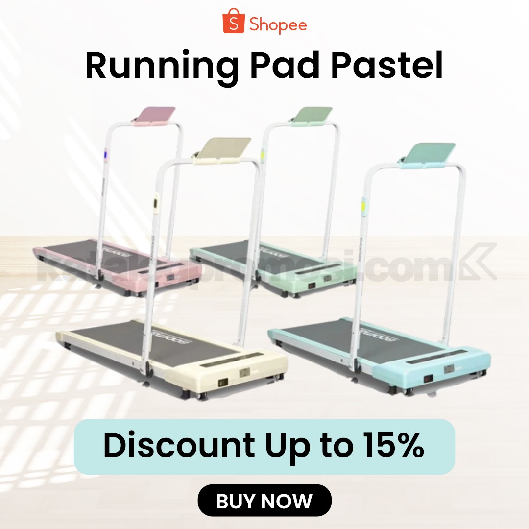 Promo Bodimax Running Pad Pastel Diskon hingga 15% Promo Bodimax Running Pad Pastel diskon hingga 15% di Shopee dengan pilihan warna pastel
