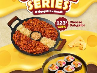 Promo Chadol Gujeolpan Cheese Series dengan Hotplate Cheese Gimbap dan Cheese Dakgalbi periode Juni 2026