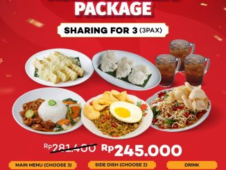 Promo Chopstix Asian Sharing Package mulai Rp. 245.000 untuk makan ramean dengan menu Asian lengkap