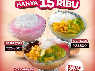 Promo Chopstix Kamis Sweet Deal Dessert Favorit Rp. 15.000 untuk Ice Kopyor, Ice Teler, dan Ice Campur