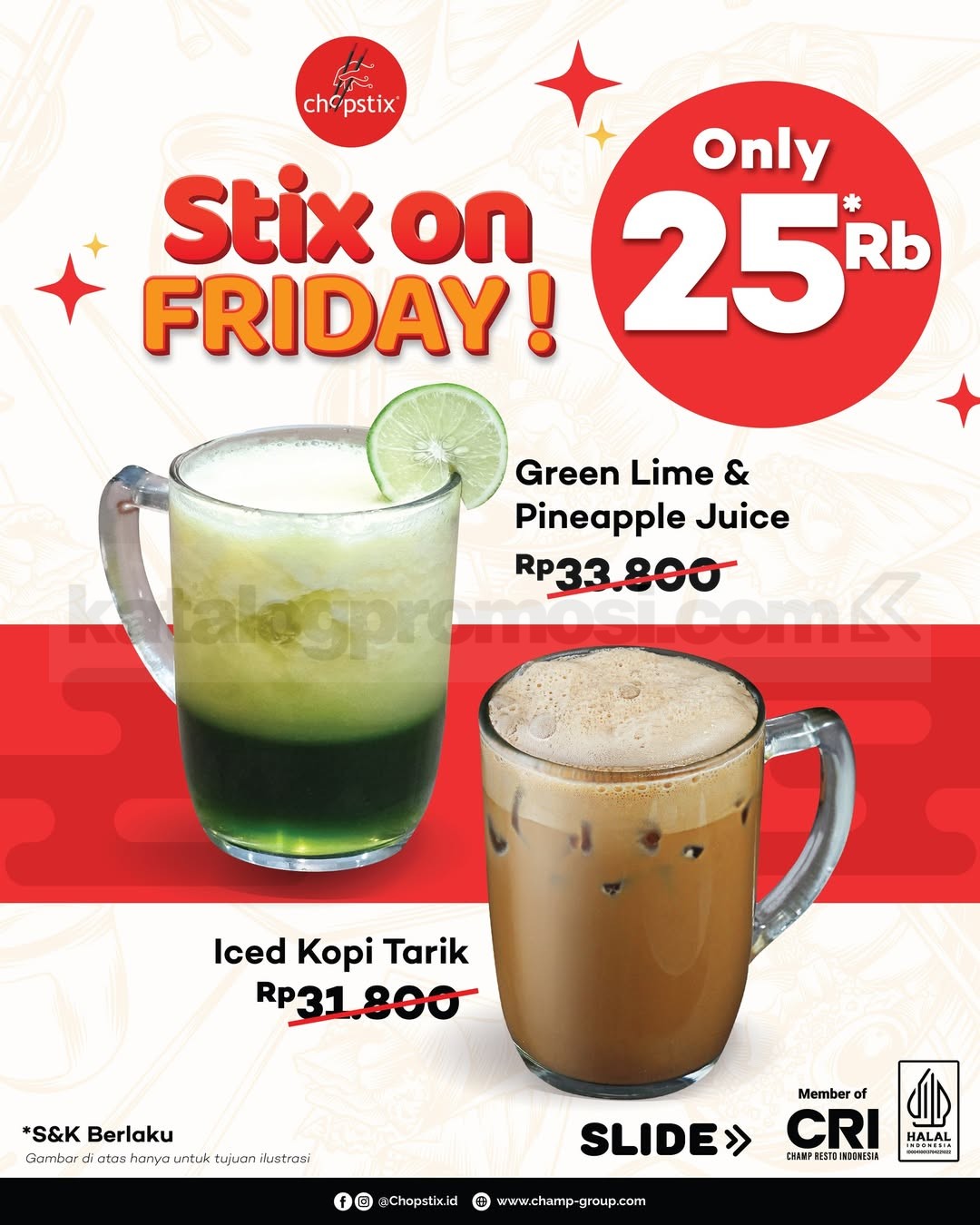 Promo Chopstix Stix On Friday Menu Favorit Mulai Rp. 15ribu Promo Chopstix Stix On Friday Menu Favorit Mulai Rp. 15ribu 3