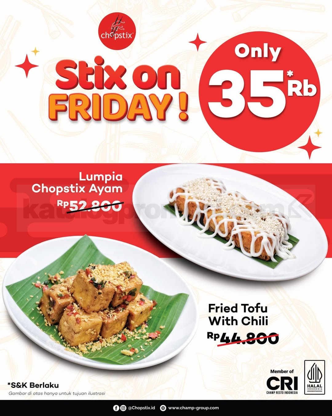 Promo Chopstix Stix On Friday Menu Favorit Mulai Rp. 15ribu Promo Chopstix Stix On Friday Menu Favorit Mulai Rp. 15ribu 4
