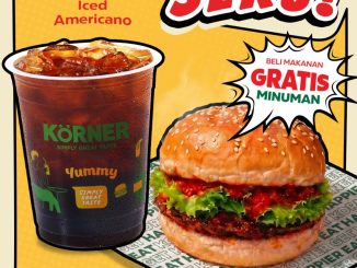 Promo Circle K Rabu Seru Beli 1 Gratis 1 Burger Chicken Spicy gratis Iced Americano menggunakan CK Shopping App.
