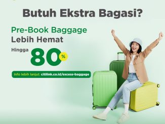 Promo Citilink Pre-Book Baggage Lebih Hemat hingga 80 persen untuk tambahan bagasi penerbangan