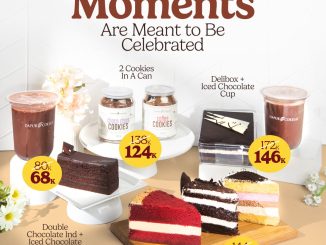 Promo DAPUR COKELAT Me Myself and Cake mulai Rp. 68.000 selama Mei 2026 di aplikasi delivery online