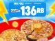 Promo Domino's Pizza Sumpah Pemuda Rp136.000 dengan paket 1 L Volcano dan 1 M Premium Pizza