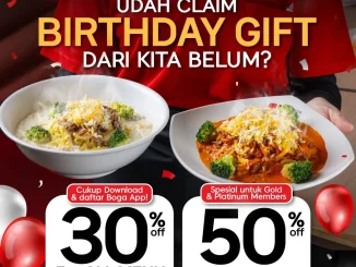 Promo Ebiga Jjamppong Birthday Treats Diskon Hingga 50% untuk member Boga App yang berulang tahun bulan Juni.