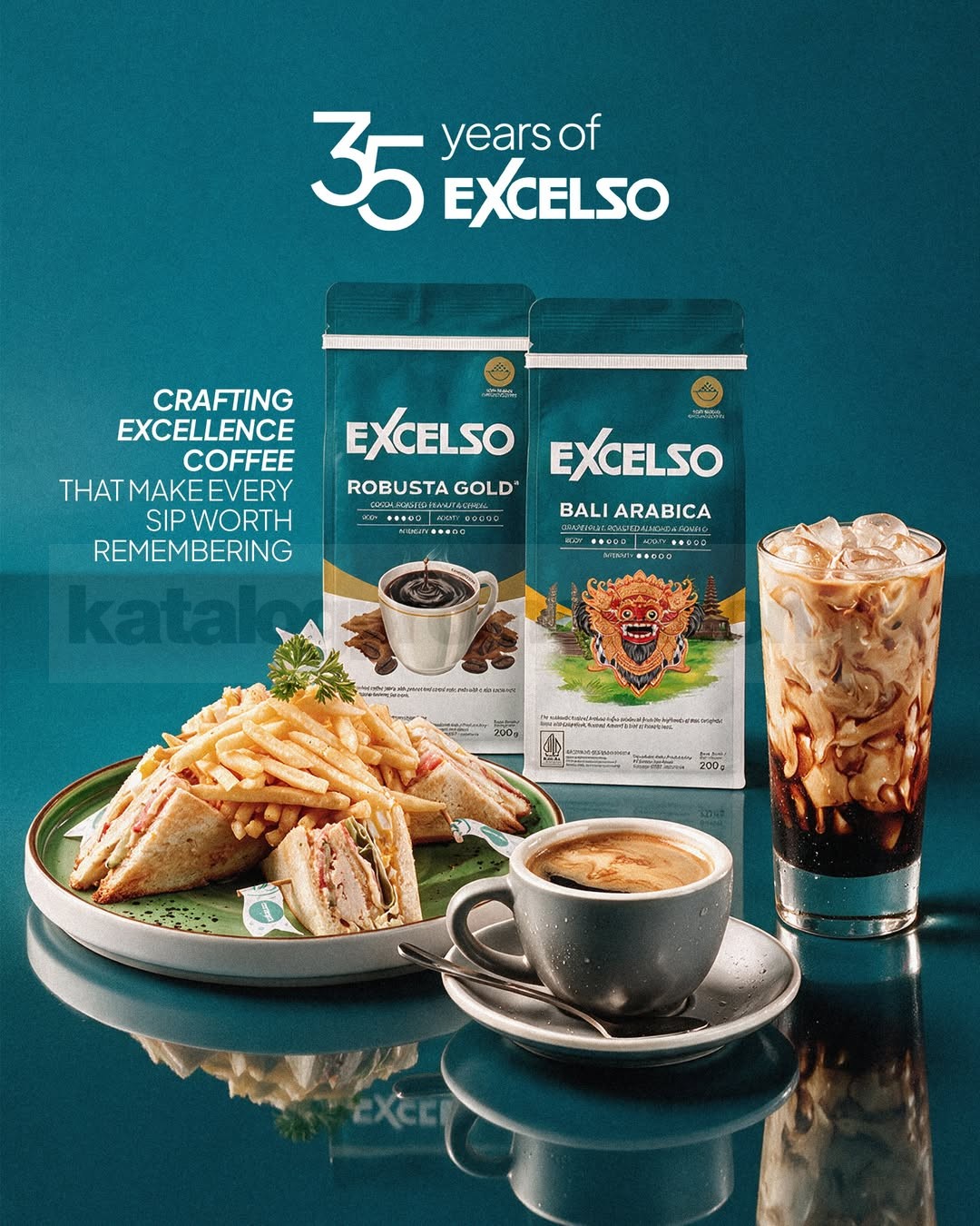 Promo Excelso 35th Anniversary Buy 3 Get 5 Promo Excelso 35th Anniversary Buy 3 Get 5 untuk Food, Frappio Series, dan Espresso Based